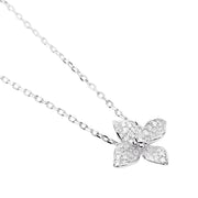 Mabina Girocollo con fiore in pavé di zirconi 553907